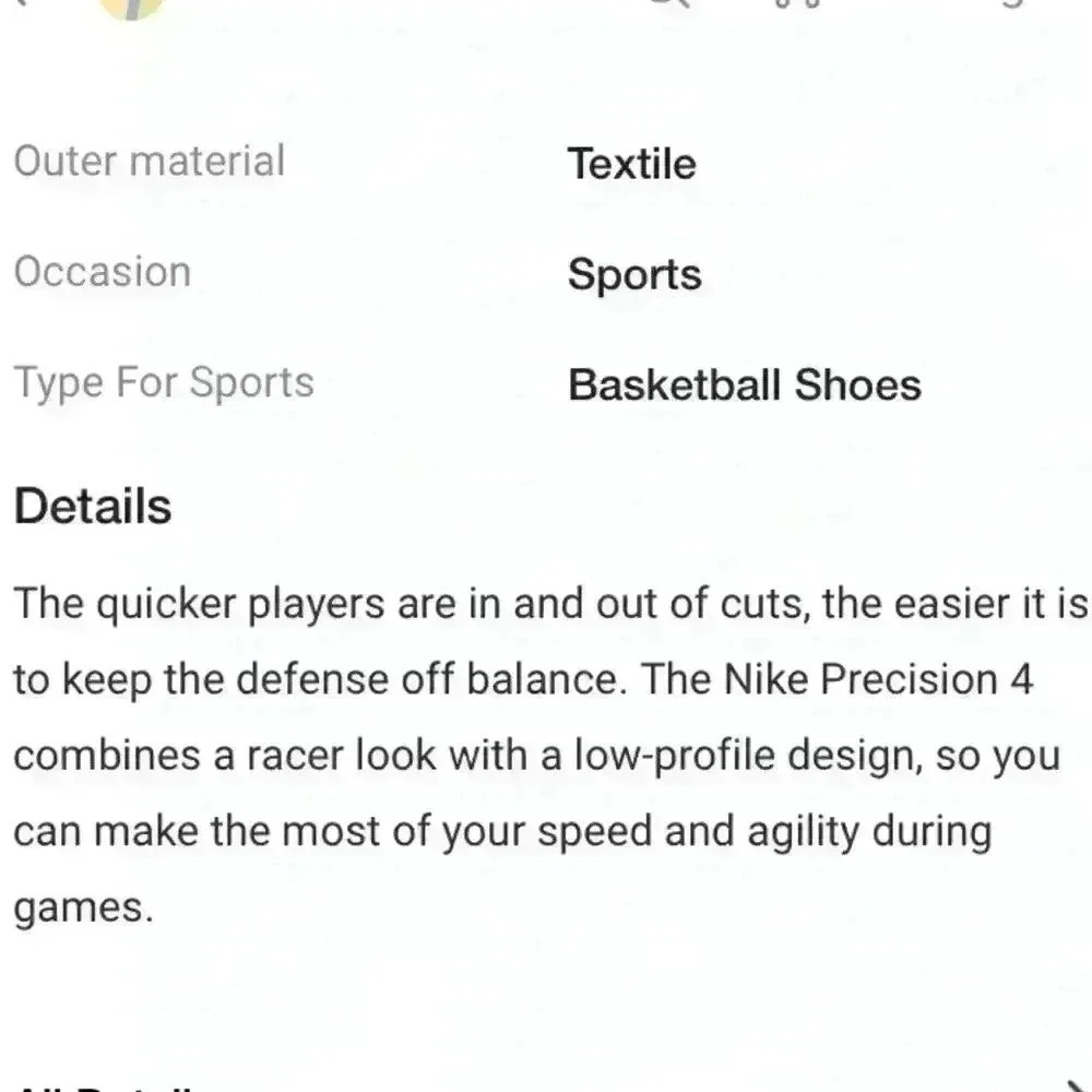 Nike Precision 4 Basketball shoes - Picture 8 of 8